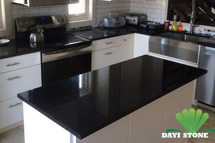 Granite Absolute Black Kitchentop and Countertop - Dayi Stone